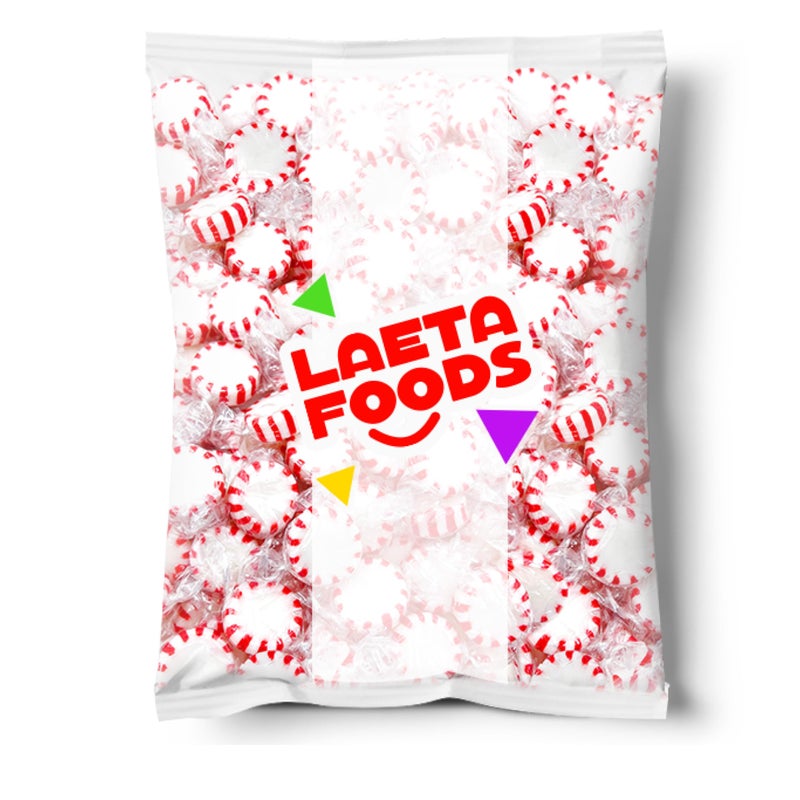 LAETAFOOD Arcor Starlight Peppermint Mints | 1 Pound Bag - Approx. 75 Count | Hard Candy | Individually Wrapped - Image 2